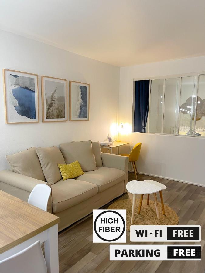 Appartamento HYGGE - Superbe Apt rénové Rouen Gare avec parking privatif Esterno foto